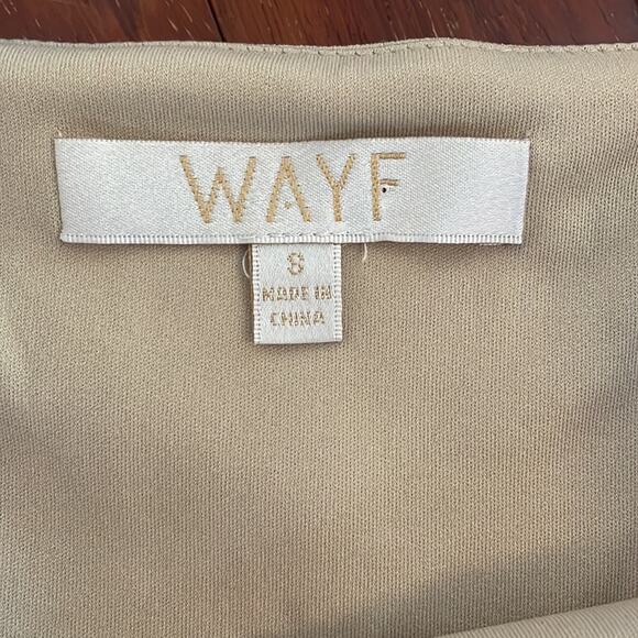 Wayf Tan Bravado Cupped Tank Thong Bodysuit Date Night Minimalist Going Out - Picture 6 of 7